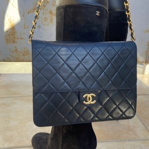 Vintage quilted Lambskin